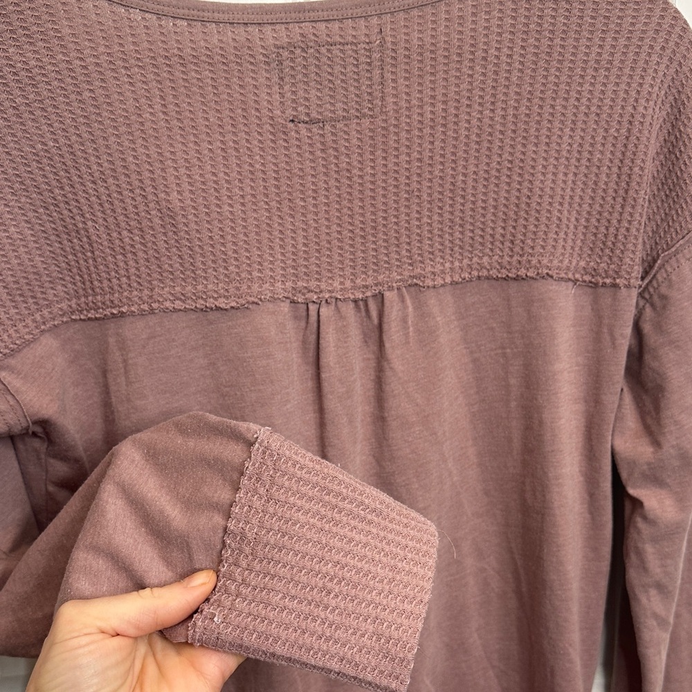 Threadgrit Waffle Knit LS top - Picture 3 of 9